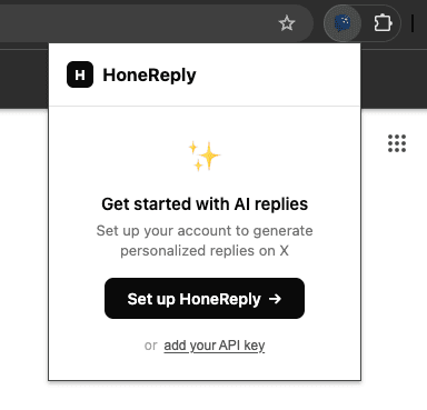 Install the Extension - Extension screenshot